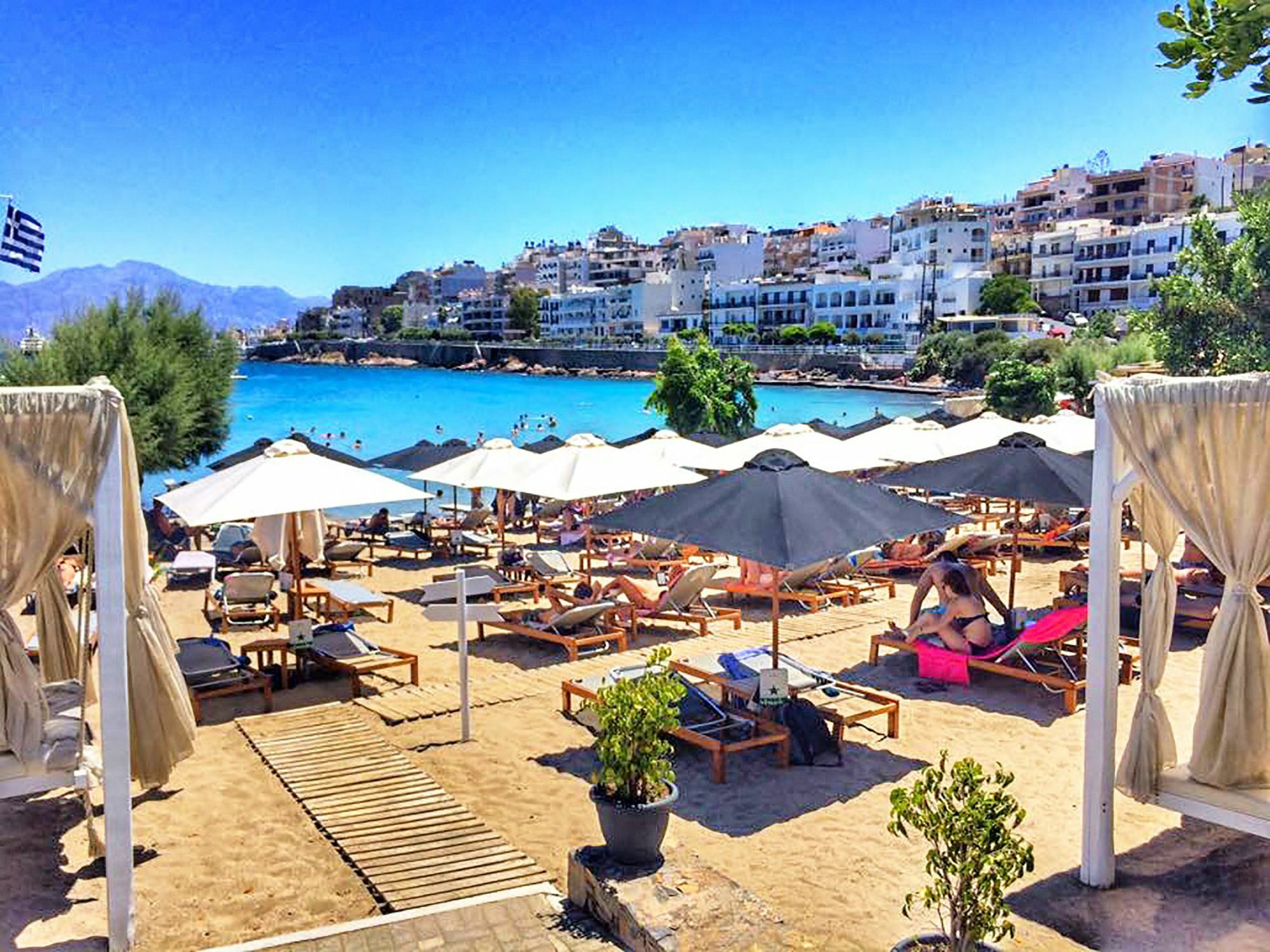 Cretan Ivory Villa Agios Nikolaos Exterior foto